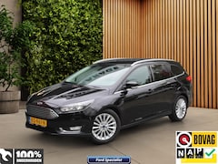 Ford Focus Wagon - 1.0 Titanium 125Pk ✅Navi ✅Boekjes✅Nap