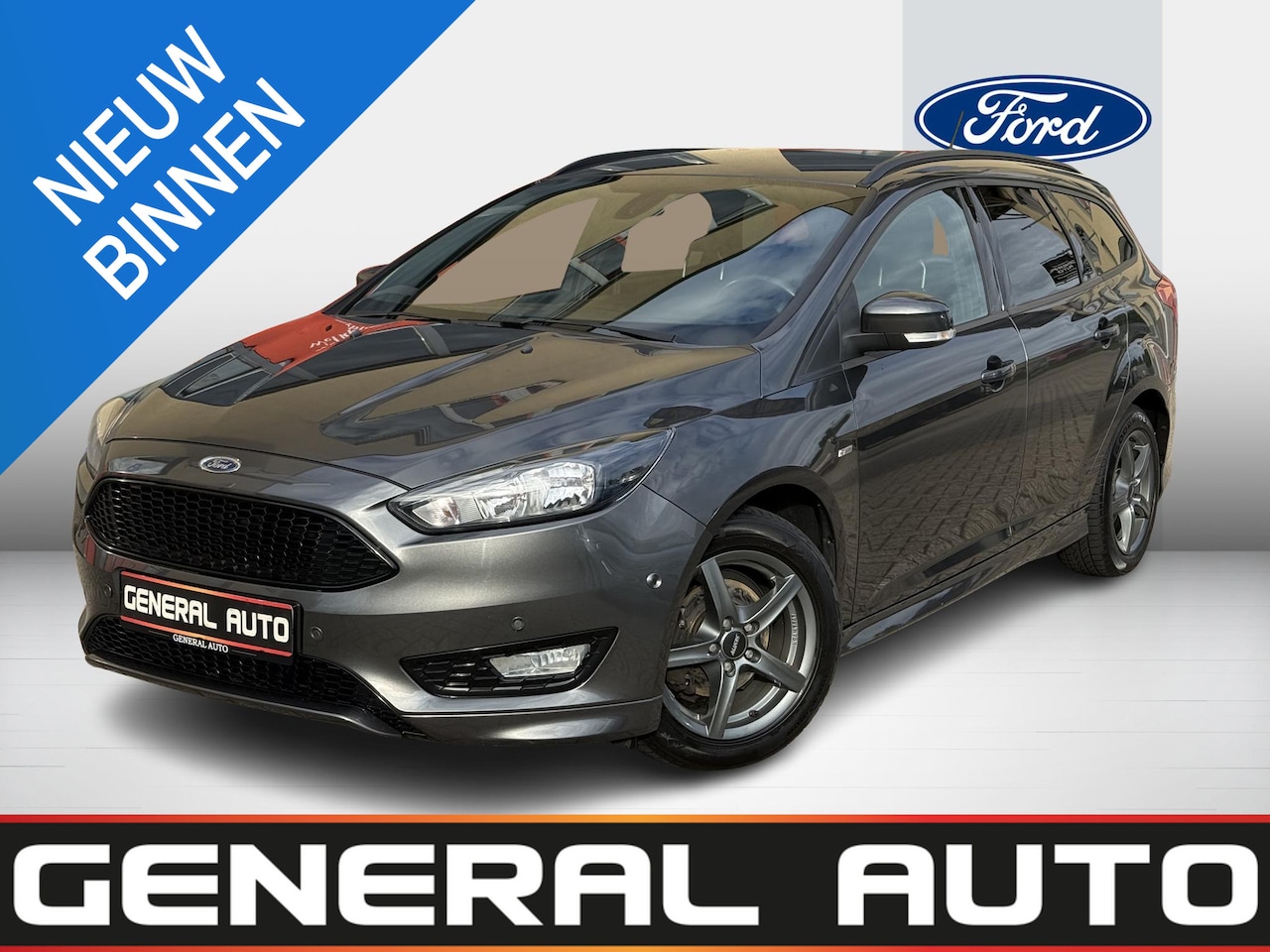 Ford Focus Wagon - 1.0 EcoBoost ST Line, Navi, Nieuwe Distributieriem - AutoWereld.nl