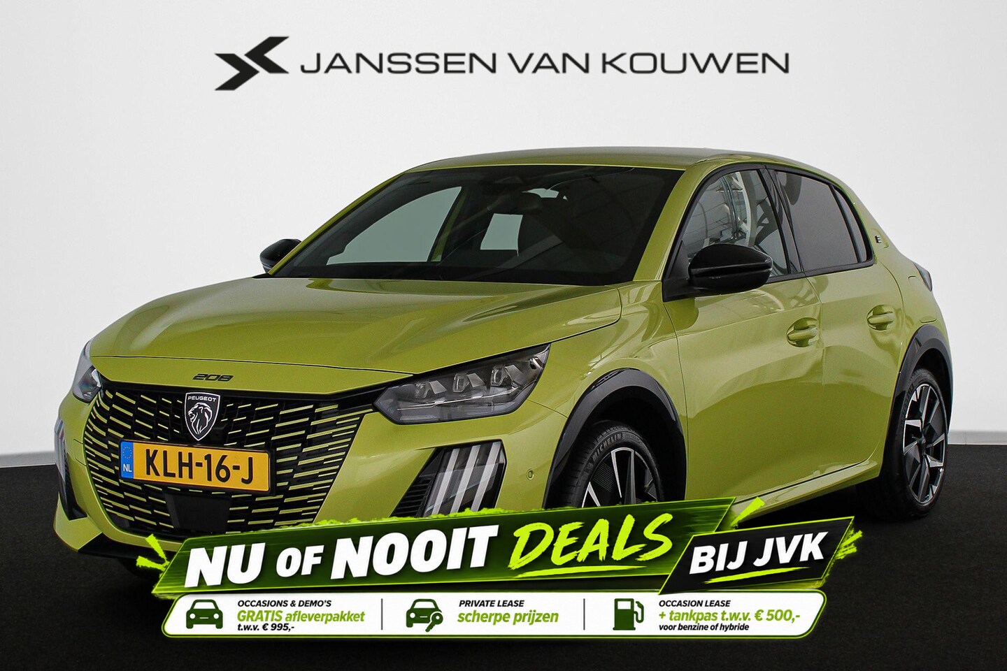 Peugeot e-208 - EV GT 51 kWh Warmtepomp Navigatie 360 Camera Adaptieve Cruise Control - AutoWereld.nl