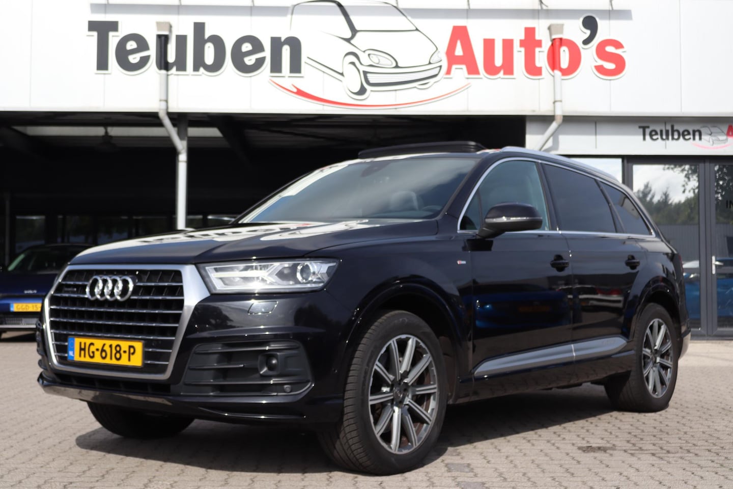 Audi Q7 - 3.0 TFSI quattro Pro Line S 7p | NL Auto | 1e Eig | Panoramadak | Trekhaak | Bose | Adapti - AutoWereld.nl