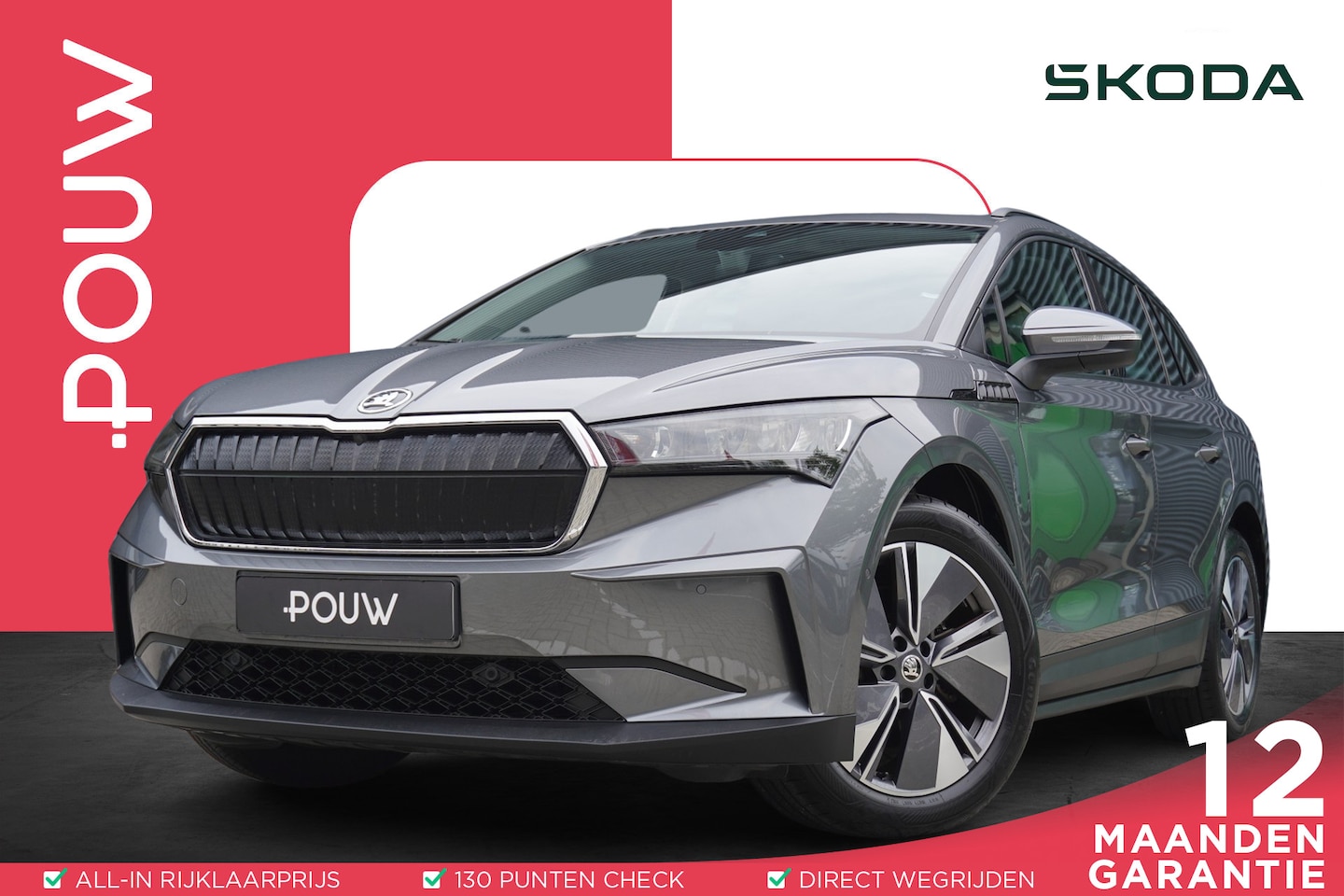 Skoda Enyaq iV - 60 180pk | Achteruitrijcamera | Park Assist | PDC Voor & Achter | Navigatie - AutoWereld.nl