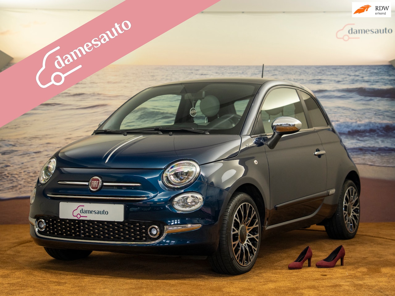 Fiat 500 - 1.0 Hybrid Dolcevita 1.0 Hybrid Dolcevita, 1ste eigenaar, BTW, incl garantie - AutoWereld.nl