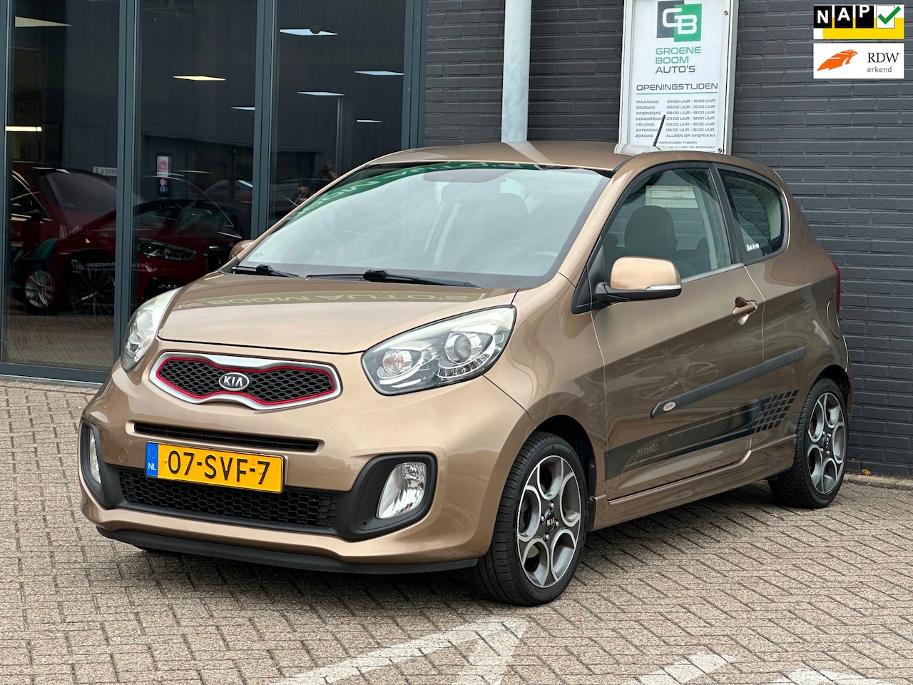 Kia Picanto - 1.2 CVVT Comfort Pack/5-PERSON/AIRCO/NAVI/NETTE STAAT!! - AutoWereld.nl