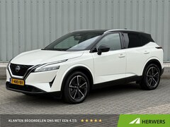 Nissan Qashqai - 1.3 MHEV Tekna / NL Auto / Trekhaak 1400 KG / Panoramadak / All Seasonbanden / Half Ledere