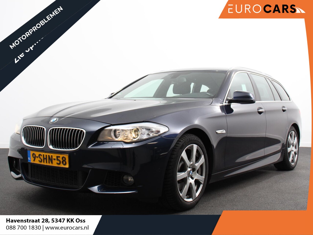 BMW 5-serie Touring - 520i Automaat Navigatie Climate Control Trekhaak Cruise Control Parkeer sensoren Lichtmeta - AutoWereld.nl