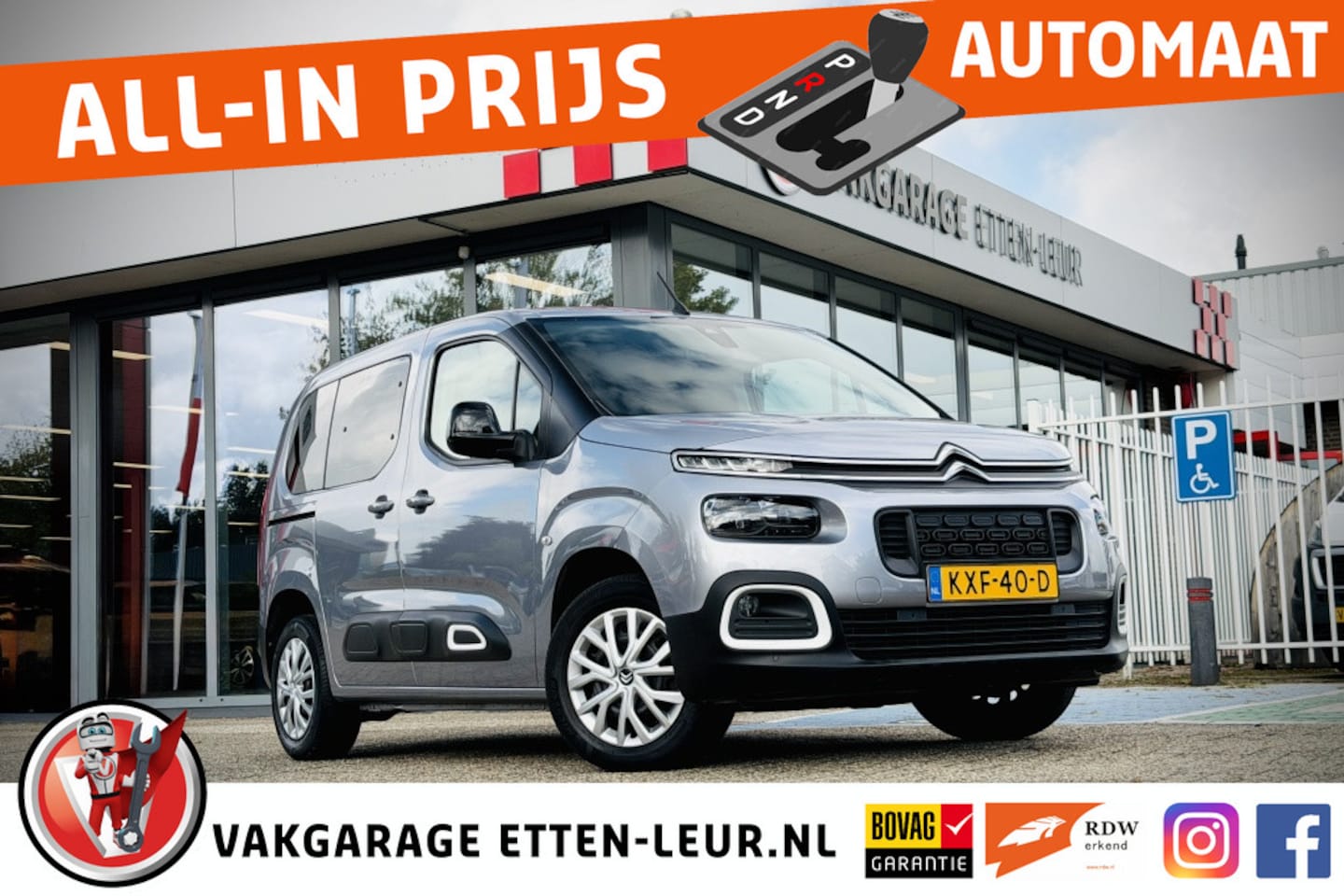 Citroën Berlingo - 1.2 Feel | CLIMA | CAMERA | CRUISE | CARPLAY + ANDROID - AutoWereld.nl