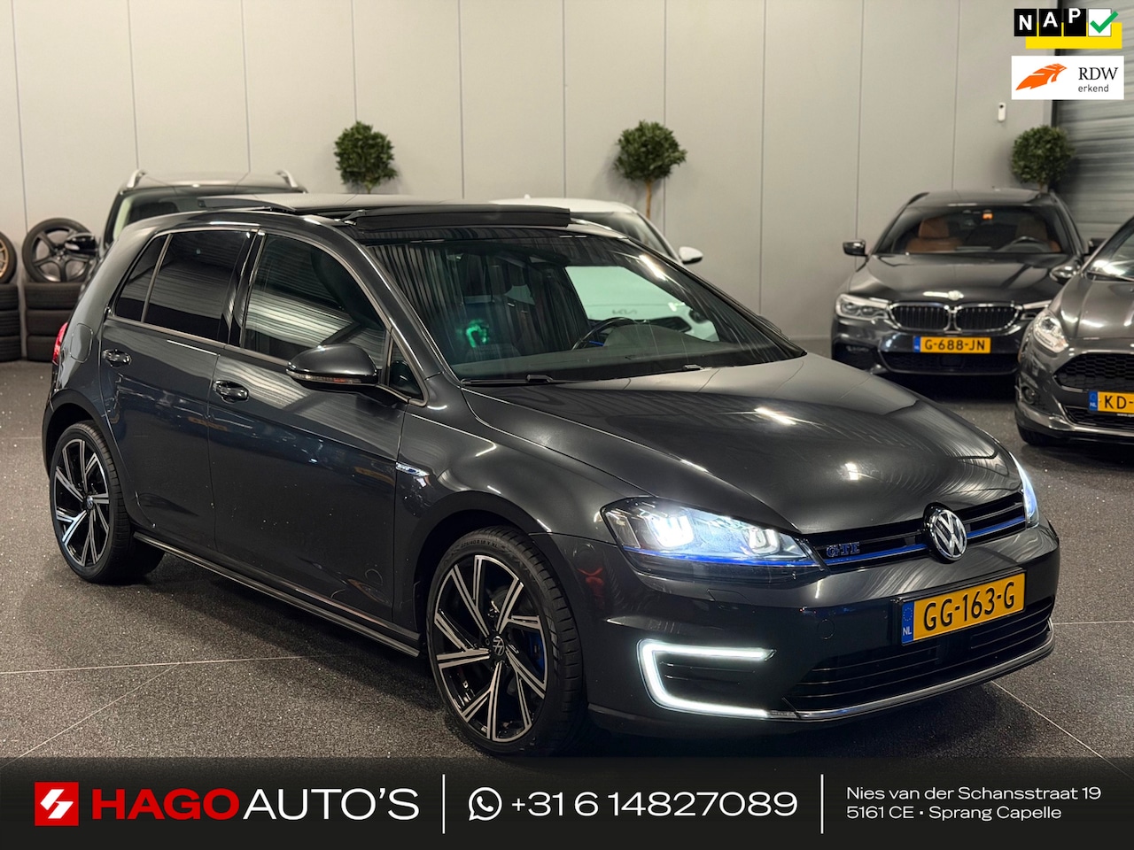 Volkswagen Golf - 1.4 TSI GTE NAVI/CRUISE/PANO/LED/ACC/FRONT-ASSIST/LANE-ASSIST/CAMERA/NWE-APK! - AutoWereld.nl