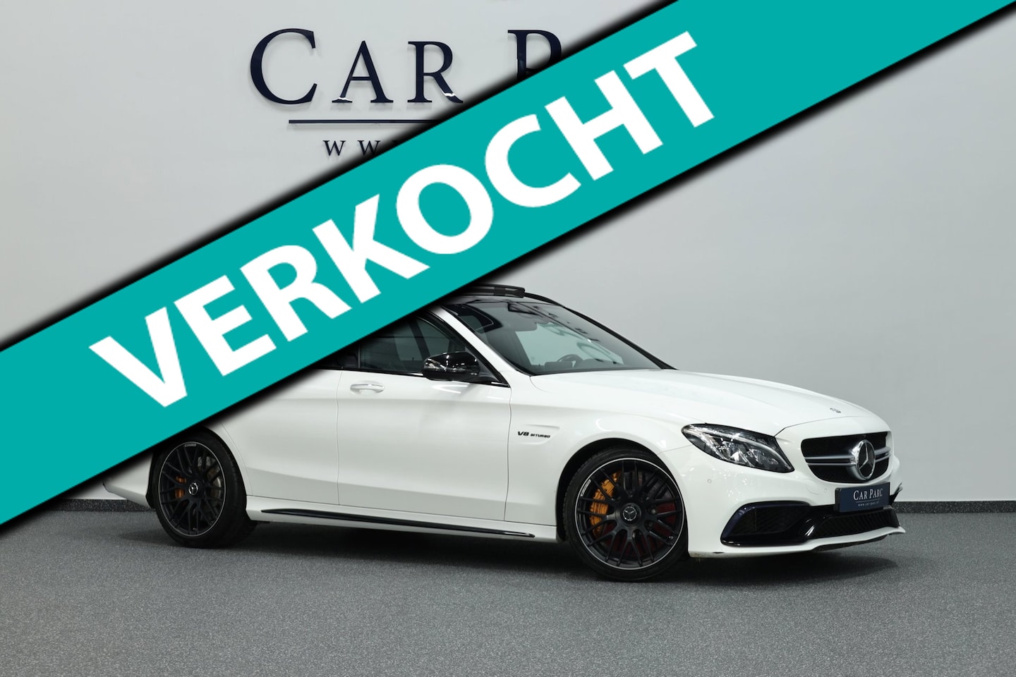 Mercedes-Benz C-klasse - AMG 63 S 510+PK KERAMISCH/KUIPSTOELEN/SFEER/PANO/LEER+S.VERWARMING/19" LMV/360 CAM/ACC/ECC - AutoWereld.nl