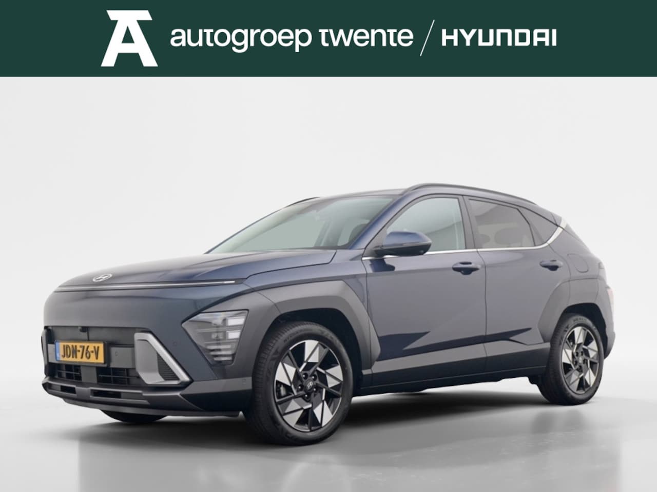 Hyundai Kona - 1.6 GDI HEV Premium | Leer | 360 camera | 4x stoelverwarming - AutoWereld.nl