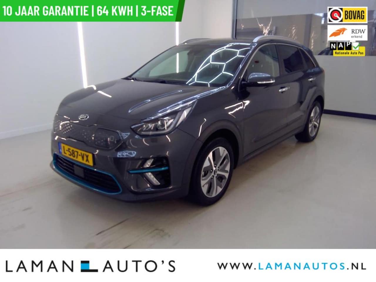 Kia e-Niro - ExecutiveLine 64 kWh | SOH 97% | 3-fase | Open dak Leder JBL CarPlay ECC Nav ACC 17" LMV L - AutoWereld.nl
