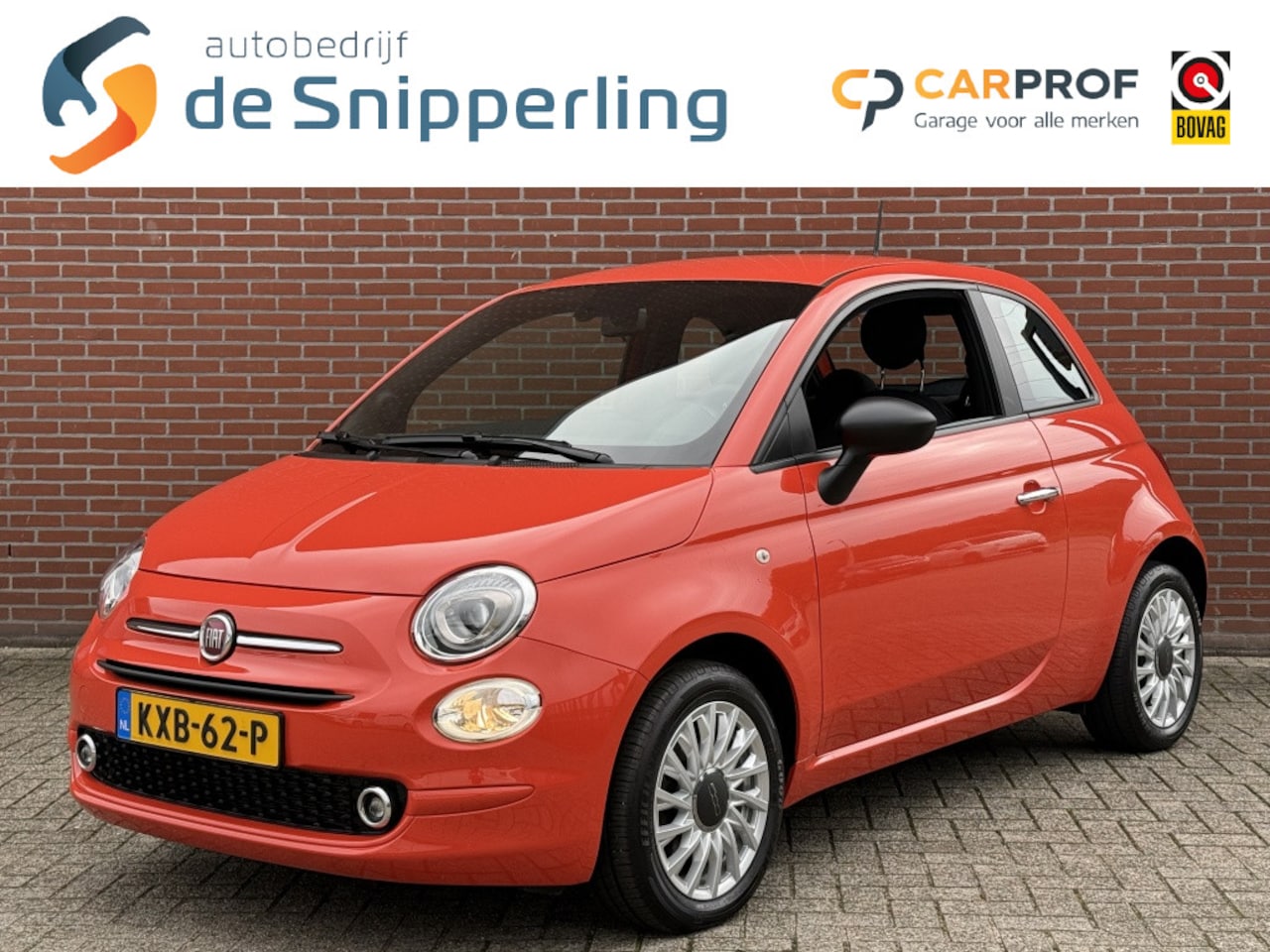Fiat 500 - 1.0 Hybrid CARPLAY DAB CRUISE PDC AIRCO 15INCH-LMV - AutoWereld.nl