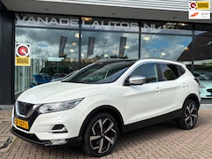 Nissan Qashqai - 1.2 Tekna + Aut. Panorama Leer 360 Camera Elek.Stoelen Trekhaak Dealeronderhouden