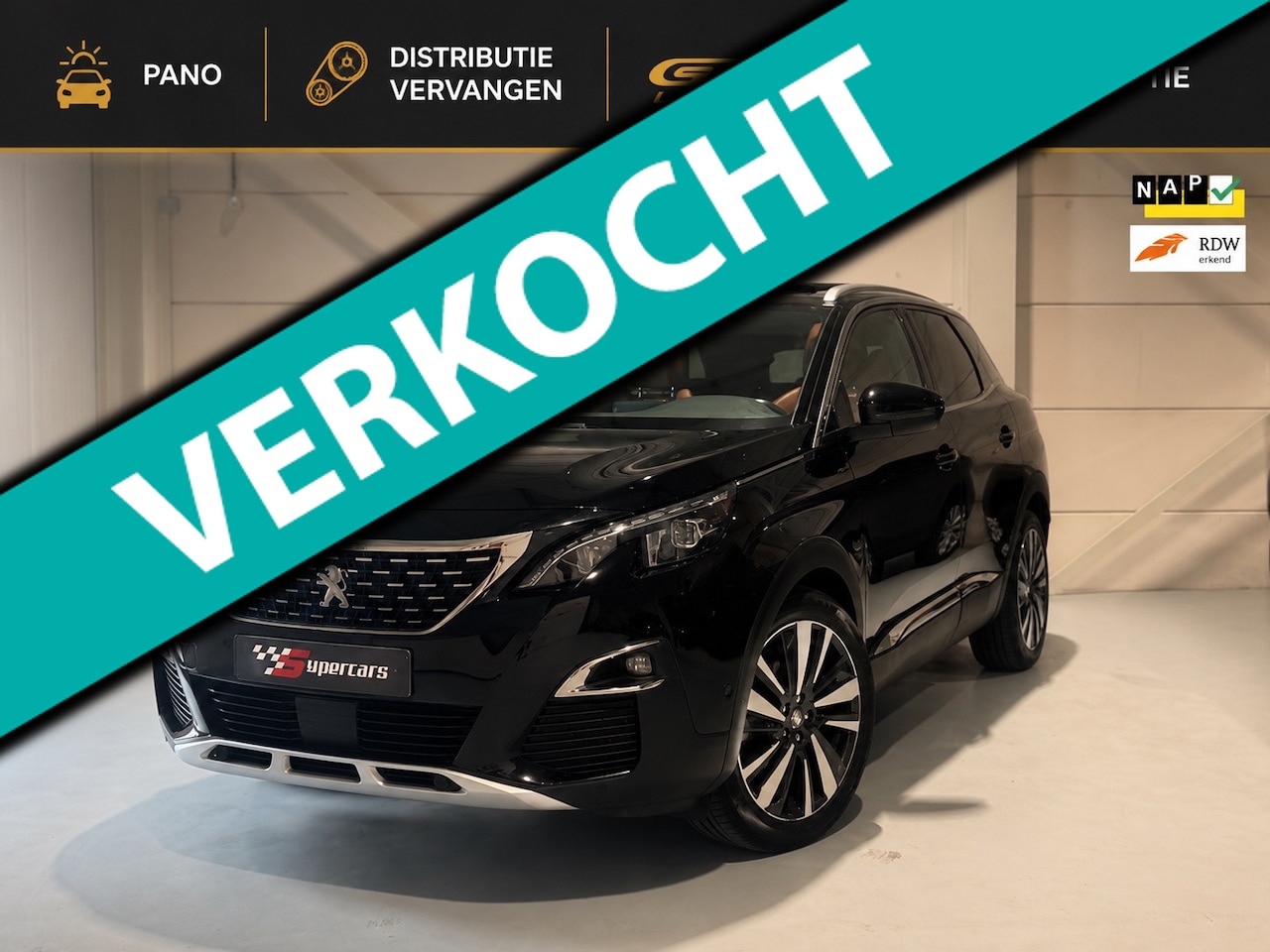 Peugeot 3008 - 1.2 PureTech GT Line PANO - Distri vv - Virtual - AutoWereld.nl