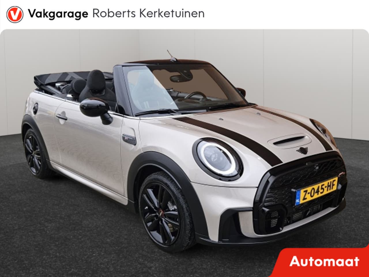 MINI Cabrio - 2.0 Cooper S 180PK Automaat John Cooper Works Cabrio ACTIE - AutoWereld.nl