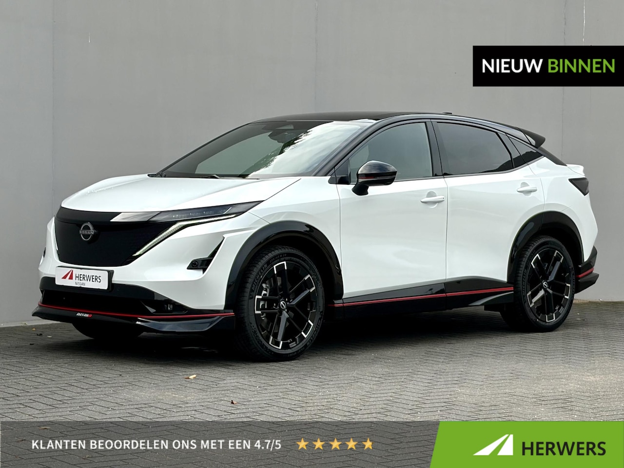 Nissan Ariya - e-4ORCE Nismo 91 kWh / 435PK / 417KM WLTP / Alcantara Interieur / F1-Remlicht / Adaptieve - AutoWereld.nl