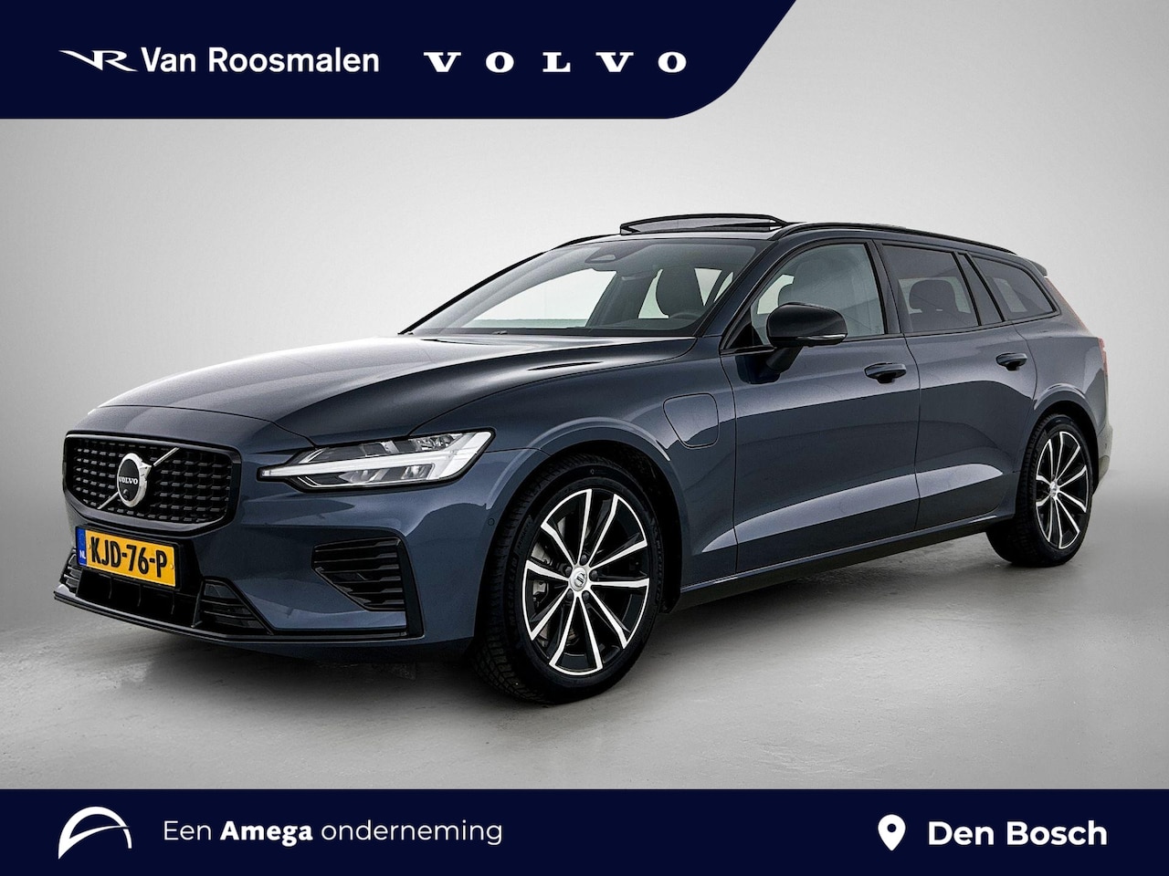 Volvo V60 - 2.0 T8 Plug-in hybrid AWD Plus Dark | Pano | BLIS | Sportinterieur | - AutoWereld.nl