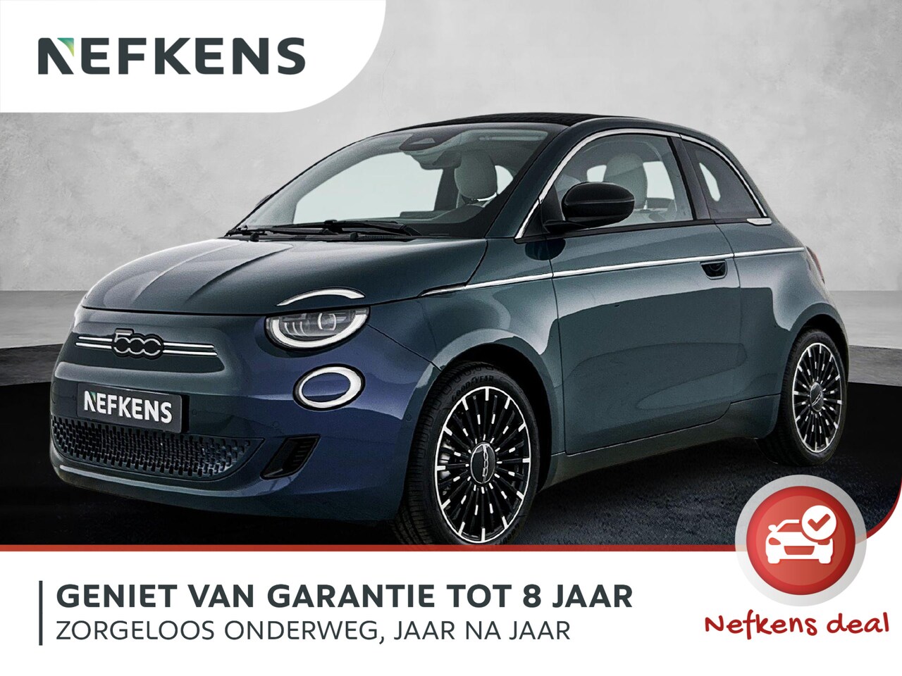 Fiat 500e - 118pk La Prima 42 kWh Automaat | Soft Top | Navigatie | Climate Control | Adaptieve Cruise - AutoWereld.nl