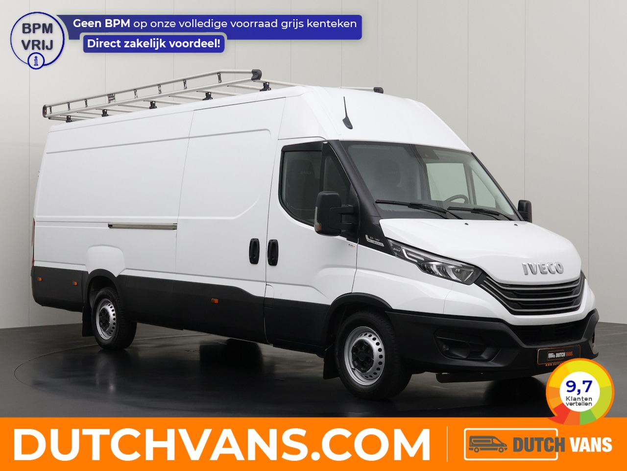 Iveco Daily - 35 S 16 35S16 Hi-Matic Automaat L3H2 | LED | Imperiaal | Trekhaak | Multimedia | Navigatie | Camer - AutoWereld.nl
