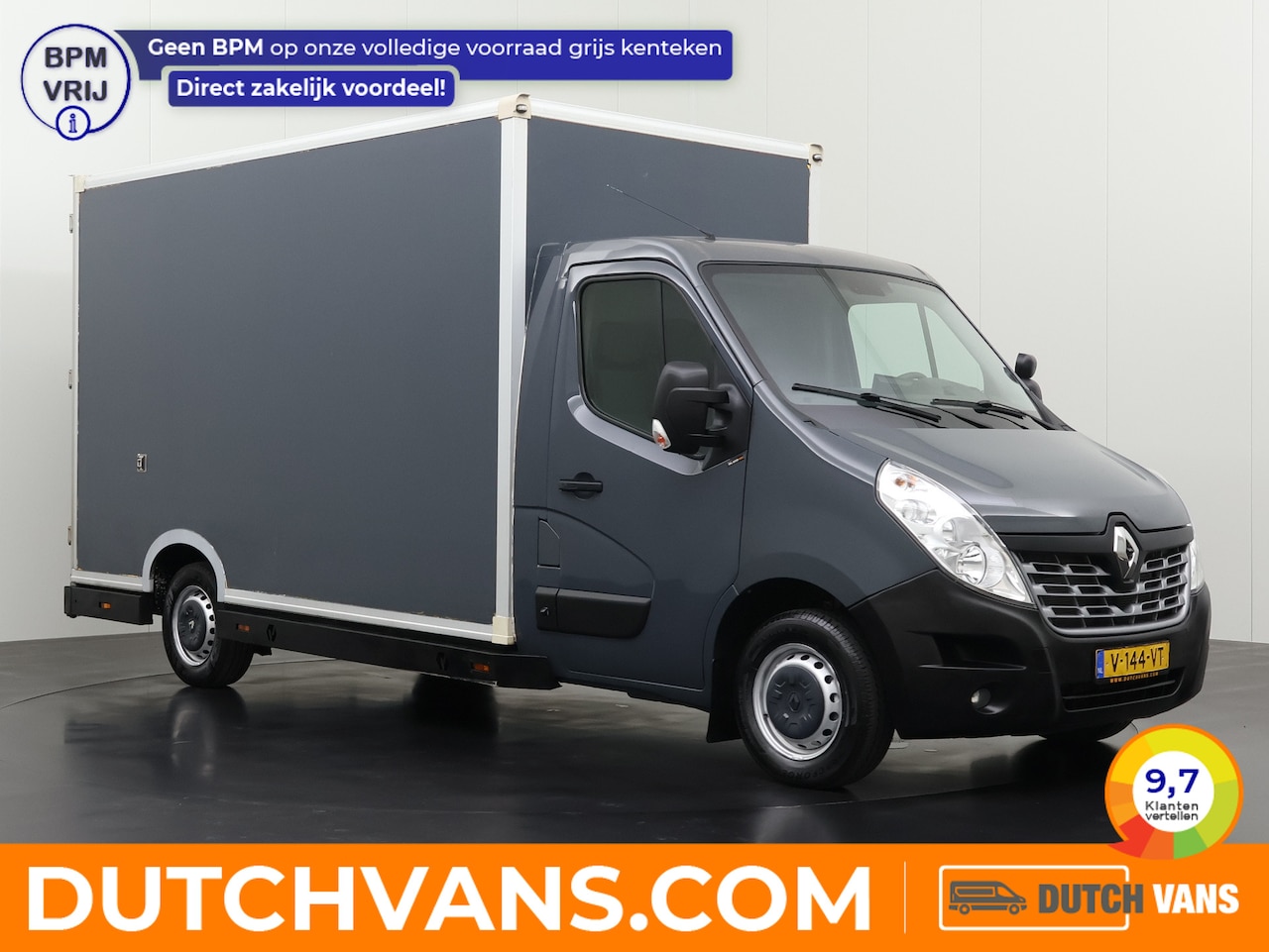 Renault Master - 2.3DCi 170PK Automaat Lowliner | Speciaalbouw | Verkoopwagen | Airco | Camera | 3-Persoons - AutoWereld.nl