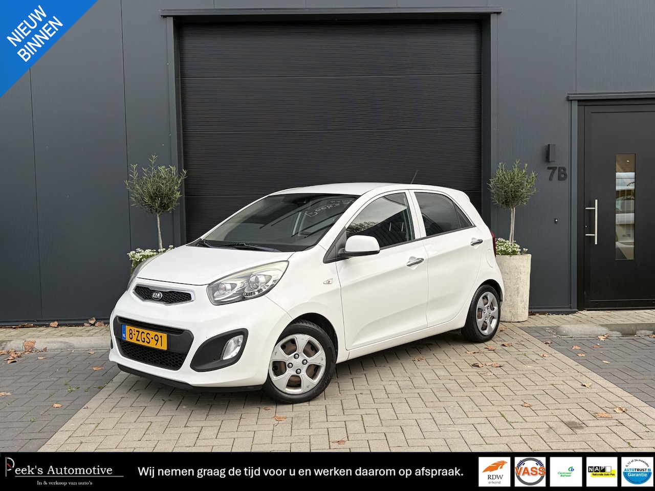 Kia Picanto - 1.0 CVVT BusinessLine | Airco | Navigatie | Elektrische ramen | Elektrisch verstelbare spi - AutoWereld.nl