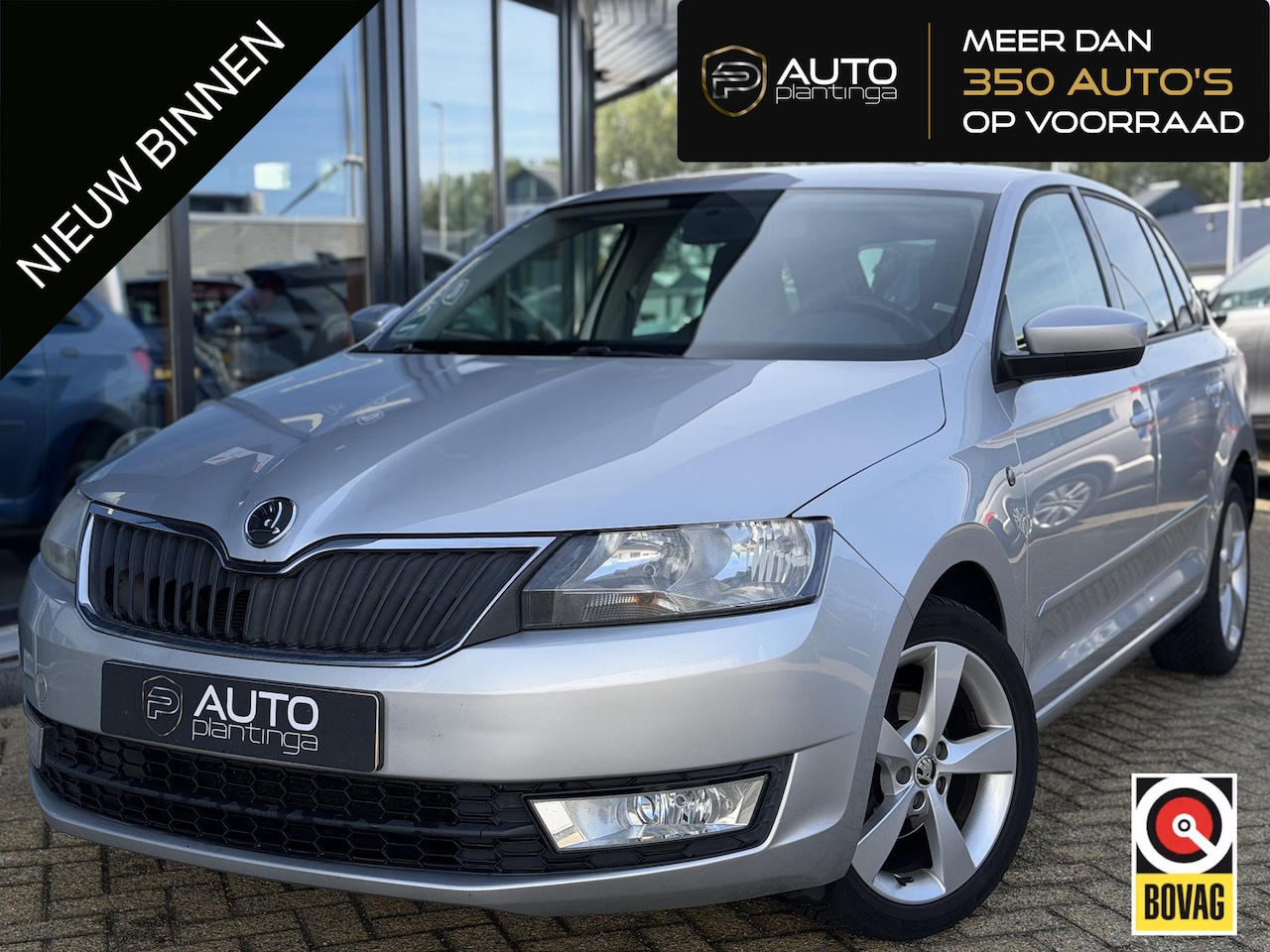 Skoda Rapid Spaceback - 1.2 TSI Greentech Ambition Businessline 86PK | 2e Eigenaar | NL AUTO | NAP | Sportstoelen - AutoWereld.nl