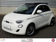 Fiat 500 C - Icon 42 kWh | Cabrio blauwe kap | Camera | Chroompakket | SOH 96 % I