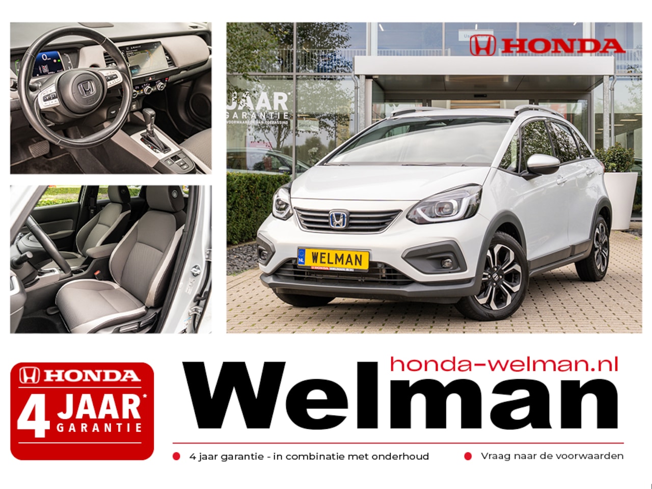 Honda Jazz - 1.5i e:HEV CROSSTAR - FULL HYBRID - PREMIUM SOUND - AutoWereld.nl