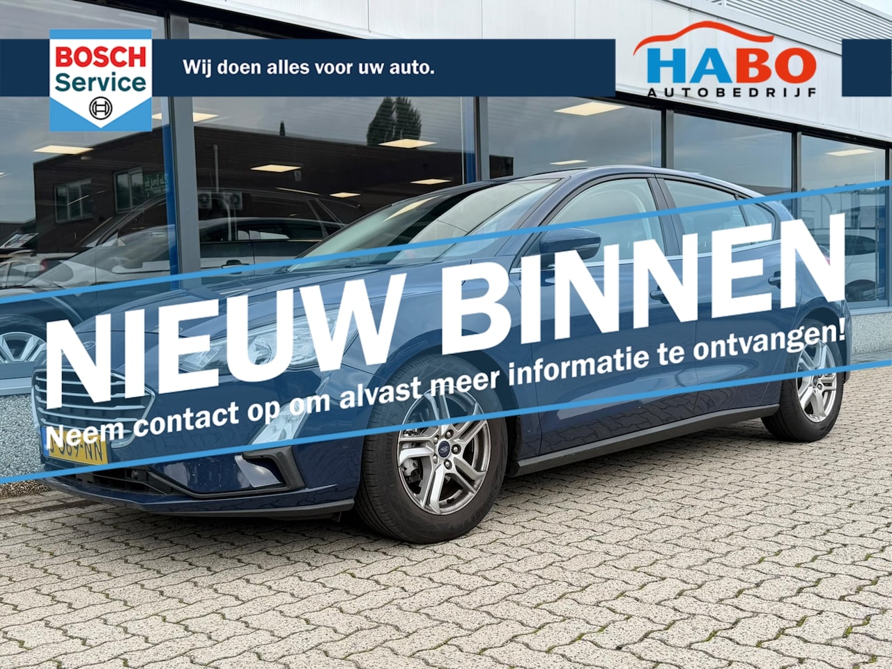 Ford Focus - 1.0 ECOBOOST HYBRID TREND EDITION BUSINESS 125PK ECC/CRUISE/NAV/PARK.SENS/LMV/68.000KM - AutoWereld.nl