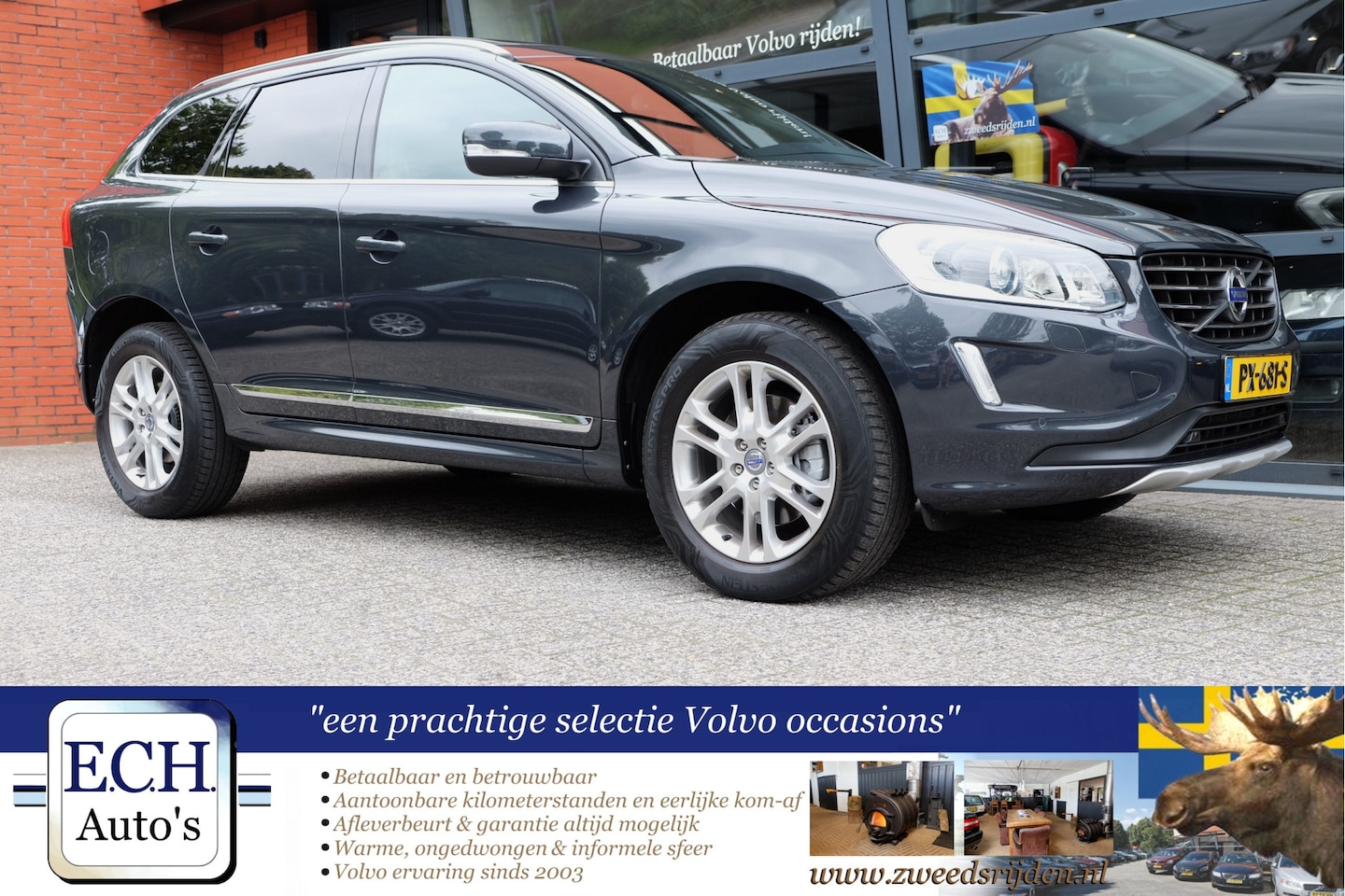 Volvo XC60 - 2.0 D3 Aut. 5-cilinder Summum, Panoramadak, Leer, Elektr. stoelen - AutoWereld.nl