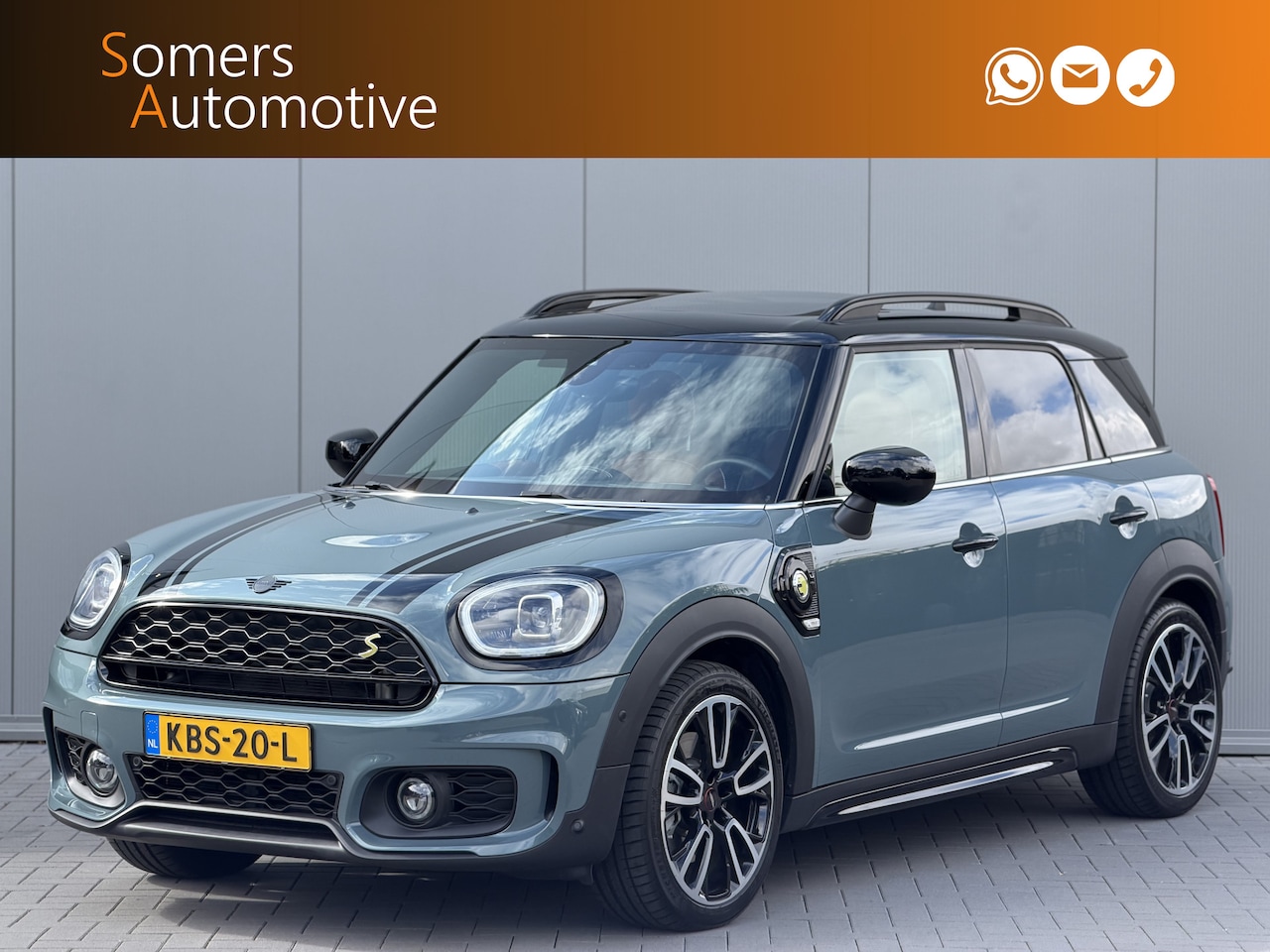 MINI Countryman - 1.5 Cooper SE Hybrid ALL4 | JCW | Panorama | Chesterfield | H&K | Memory | Head Up | Camer - AutoWereld.nl