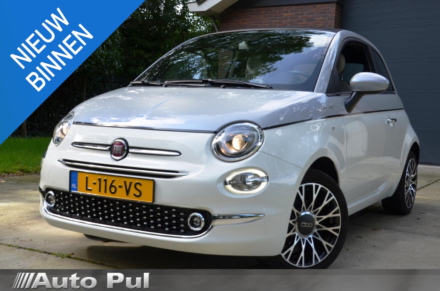 Fiat 500 C - 1.0 Hybrid Dolcevita Navigatie/Pdc/Ecc/Apple Carplay/Android Auto/lichtmetalen velgen 16"/ - AutoWereld.nl