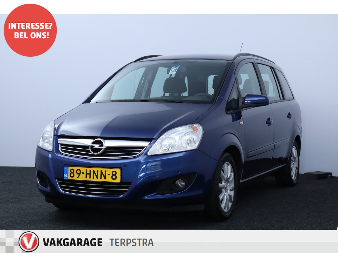 Opel Zafira - 1.6 Temptation/ D-Riem verv: 103.000 KM!/ 7-Persoons/ Trekhaak/ Navi/ Clima/ Cruise/ Elek. - AutoWereld.nl