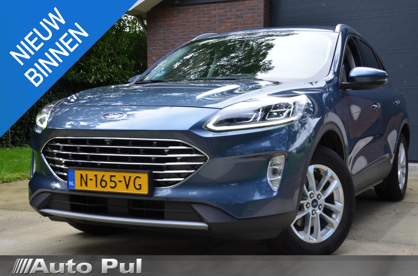 Ford Kuga - 2.5 PHEV Titanium X Navi/Led/Pdc/Ecc/Digital Cockpit/Achteruitrijcamera/Privacy-Glass/Stuu - AutoWereld.nl