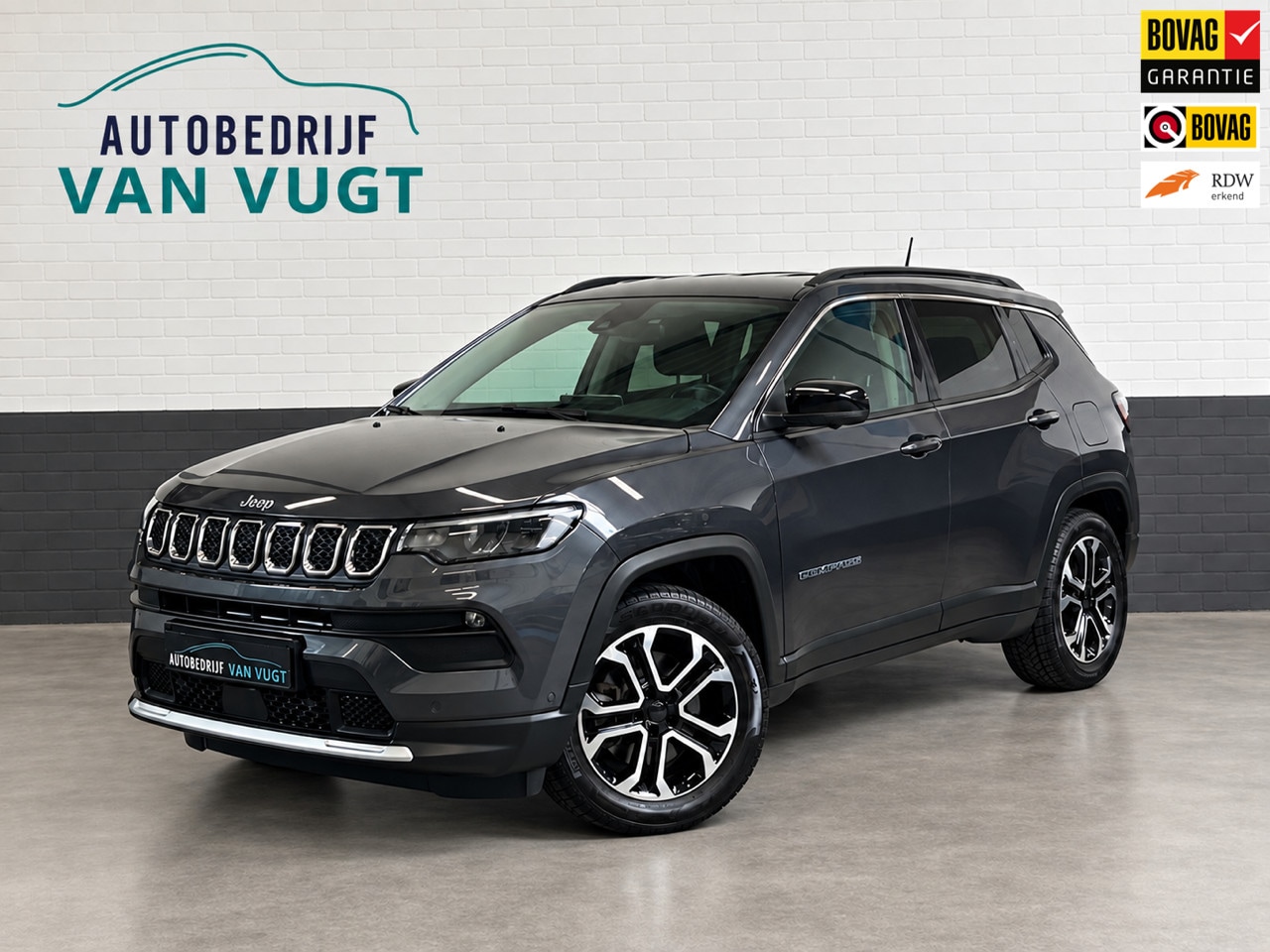 Jeep Compass - 4xe 190 Plug-in Hybrid, trekhaak, Apple - Android ect - AutoWereld.nl