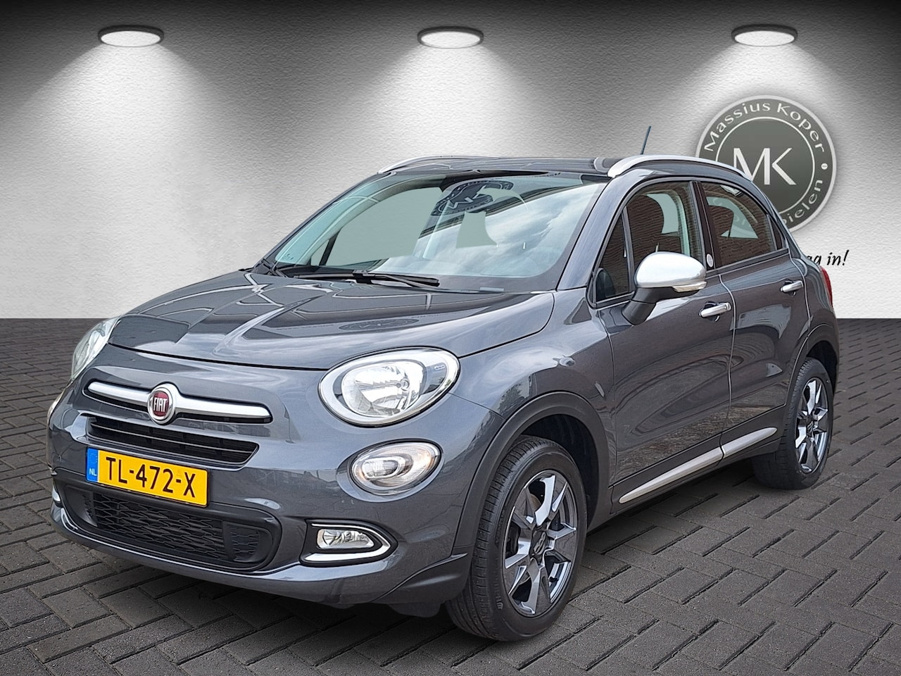 Fiat 500 X - 1.4 Turbo MultiAir Mirror AUTOMAAT! Hoge zit, Navigatie, Apple carplay, Full options. - AutoWereld.nl