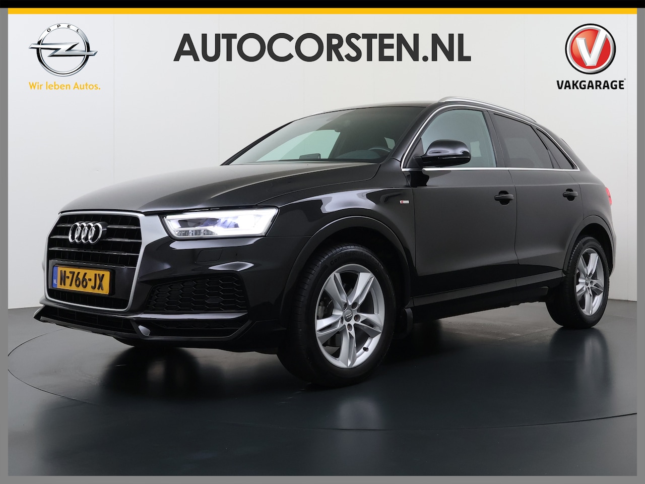 Audi Q3 - 1.4TFSI 150PK Automaat Sport S Line Trekhaak Stoelverwarming Bose®-Audio Navi Ecc CoD Pdc - AutoWereld.nl