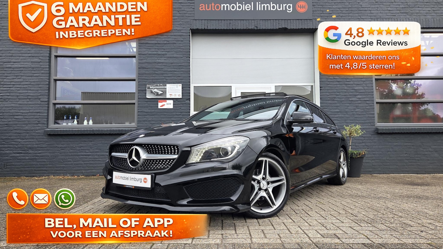 Mercedes-Benz CLA-klasse Shooting Brake - 180 AMG Line | DYNAMIC SELECT | PANORMADAK | LEDER/ALCANTARA | NAVIGATIE - AutoWereld.nl