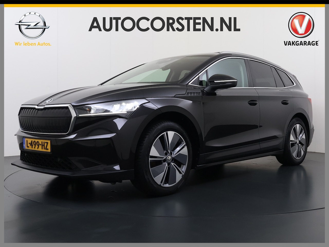 Skoda Enyaq iV - 80 SOH 91% Warmtepomp Panoramadak Trekhaak Leder+Verwarmd Stuurverwarming Assistentie-Clim - AutoWereld.nl
