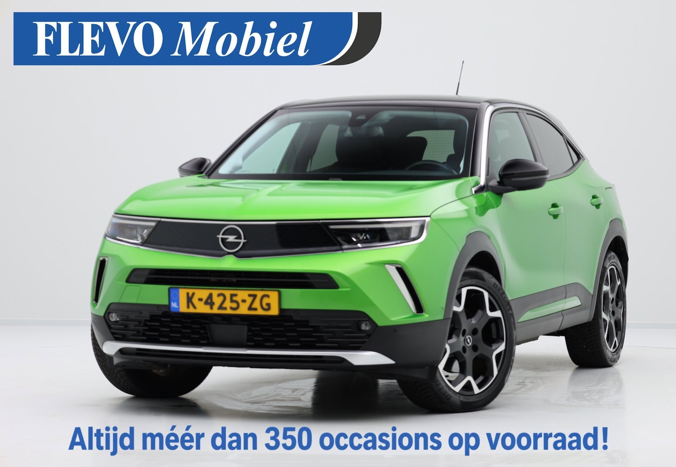 Opel Mokka-e - Ultimate 50-kWh 11kw bl. Carplay|Clima|Stoel + stuur verw.|PDC|LMV - AutoWereld.nl