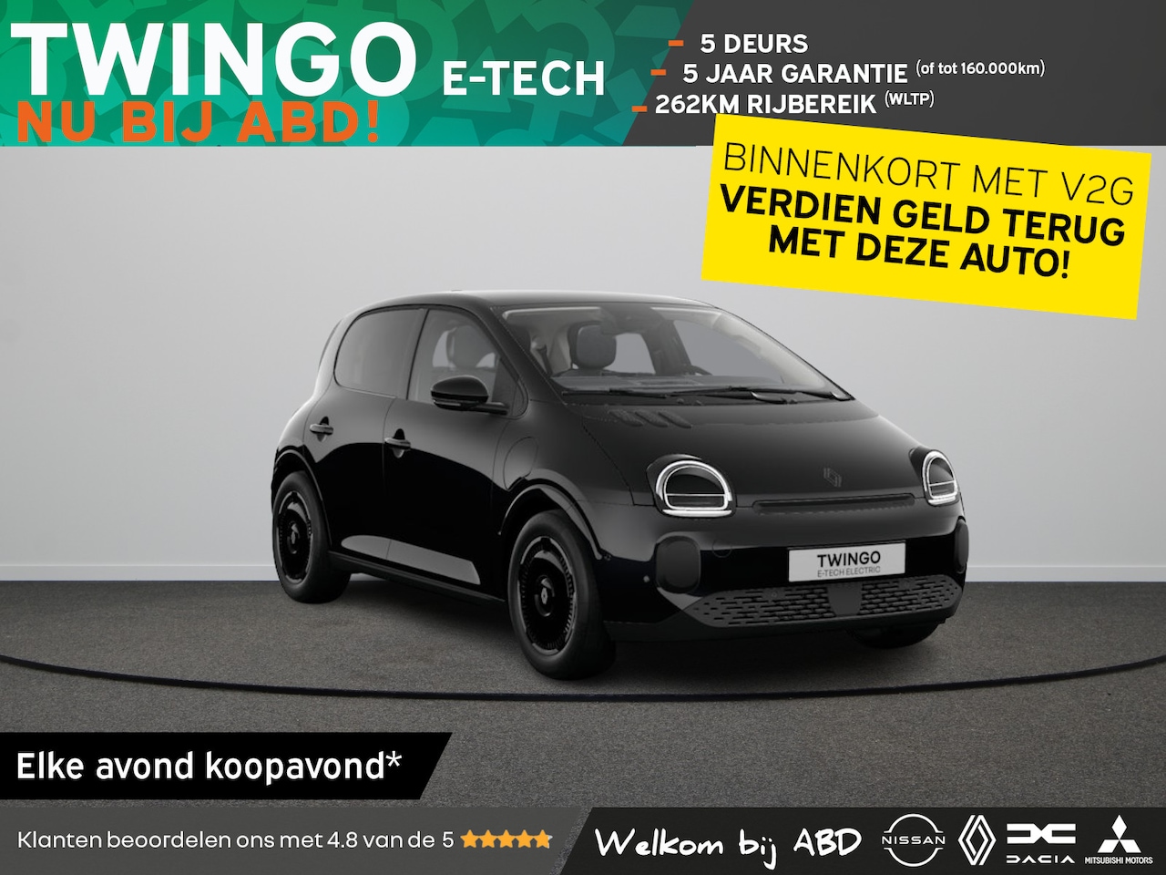 Renault Twingo - Techno Urban range | Achteruitrijcamera | LED-achterlichten | LED-dagrijverlichting met sp - AutoWereld.nl