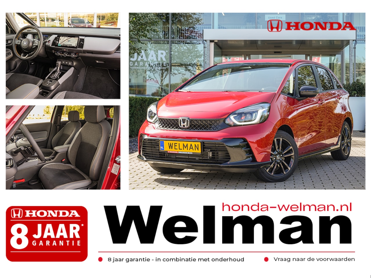 Honda Jazz - 1.5i e:HEV ADVANCE SPORT - NIEUW - 122 PK - FULL HYBRID - AUTOMAAT - AutoWereld.nl