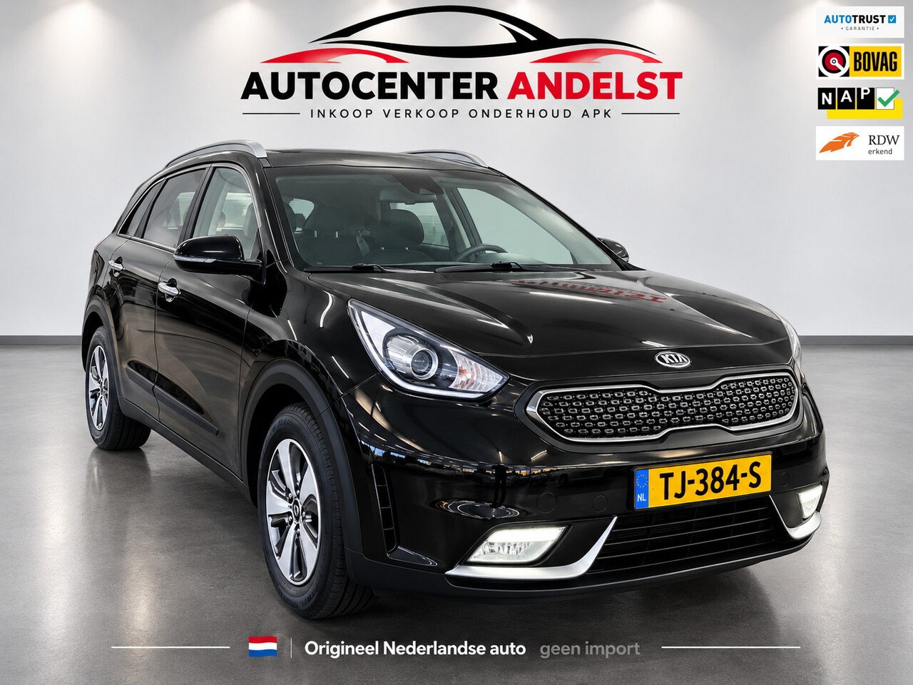Kia Niro - 1.6 GDi Hybrid DynamicLine 1.6 GDi Hybrid DynamicLine, Aut, Cam, Cruise/Climate ctrl, Navi, Pdc, Lmv 16'', CarPlay, 1 - AutoWereld.nl