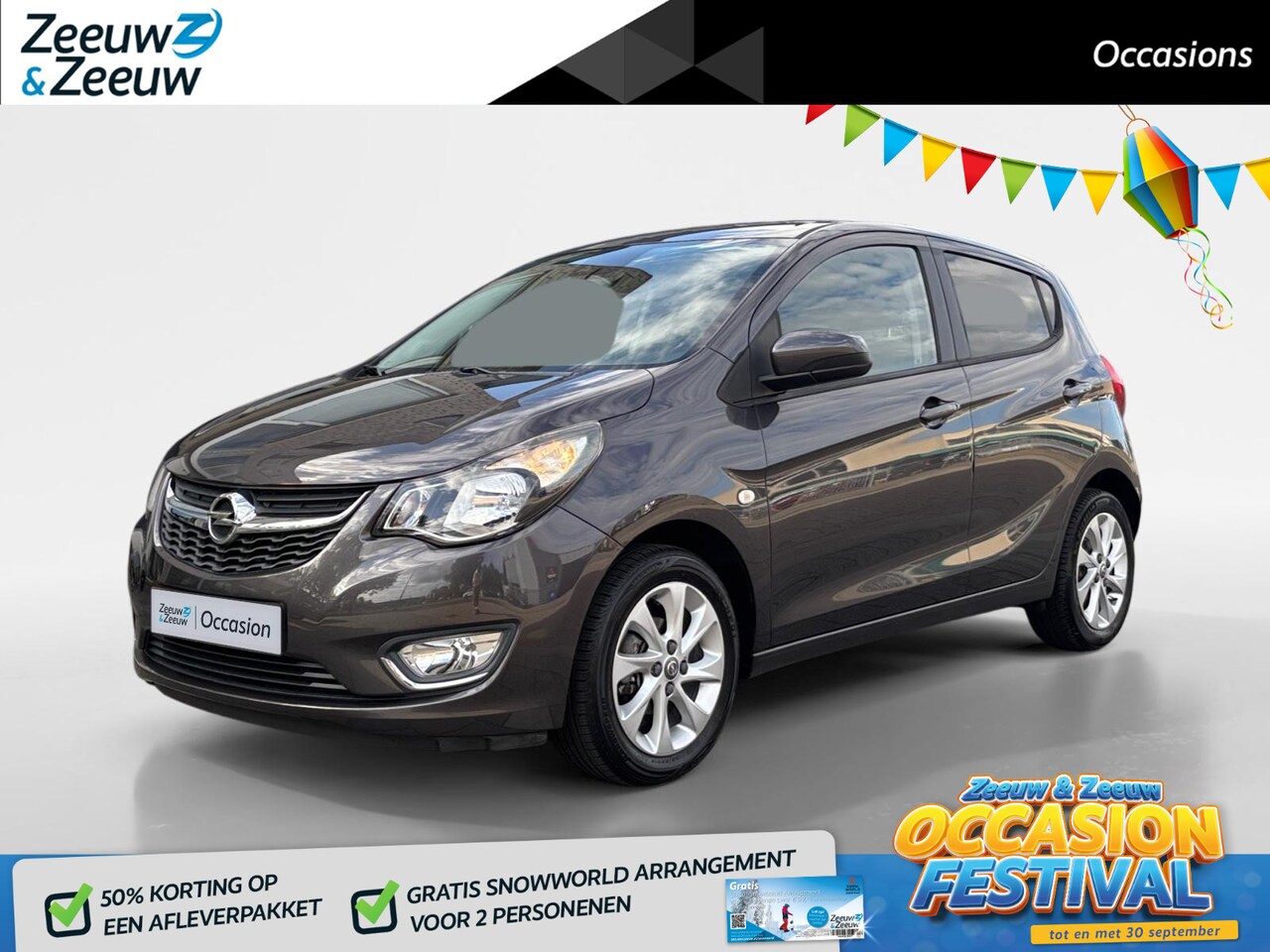 Opel Karl - 1.0 ecoFLEX Cosmo | Cruise | Clima | Leder | - AutoWereld.nl