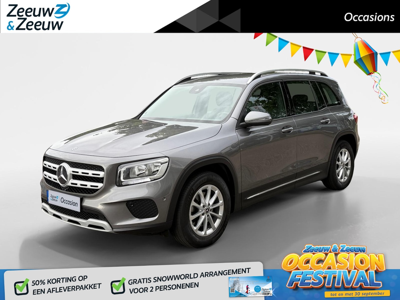 Mercedes-Benz GLB - 200 Premium | ELEKTR. TREKHAAK | ELEKTR. KOFFERKLEP | STOELVERWARMING | PDC | APPLE CARPLA - AutoWereld.nl