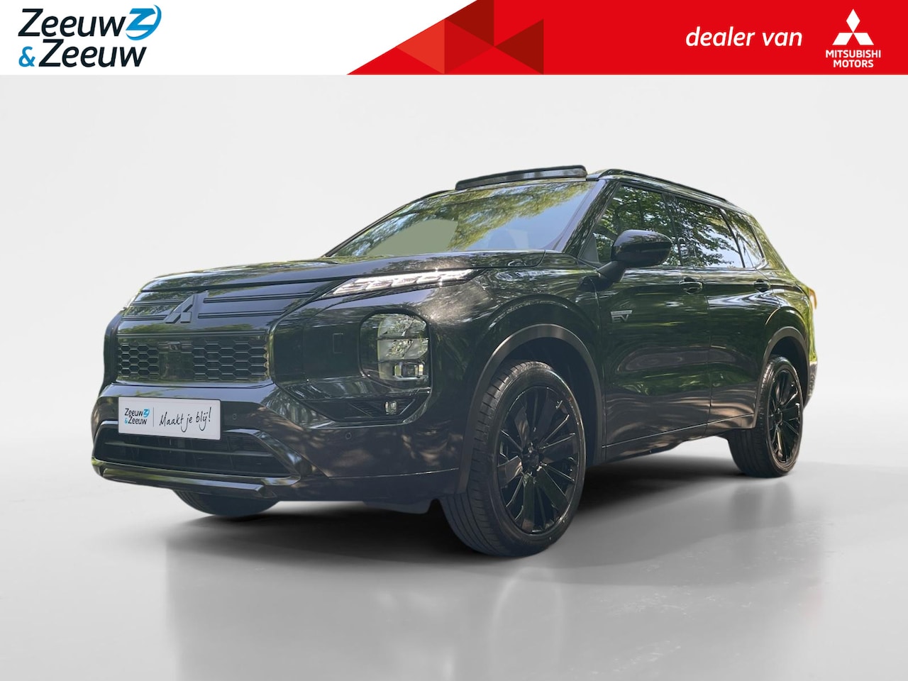 Mitsubishi Outlander - 2.4 PHEV Black Edition 2.4 PHEV Black Edition | 6000 EURO KORTING | ALLE OPTIES | DIRECT L - AutoWereld.nl