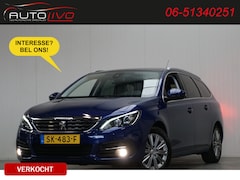 Peugeot 308 SW - 1.2 PureTech Blue Lease Premium AUTOMAAT 130 PK PANO CLIMA H. LEER CAMERA TREKHAAK etc