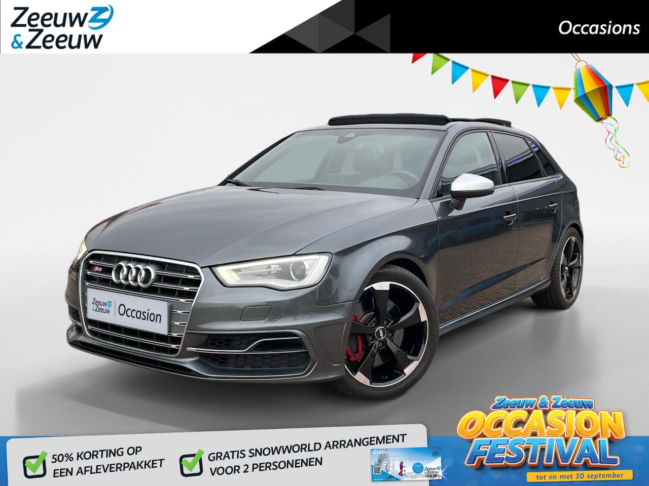 Audi S3 - Sportback 2.0 TFSI quattro Pro Line Plus *Automaat*Navigatie*Schuif/Kanteldak*LED*LM.Velge - AutoWereld.nl