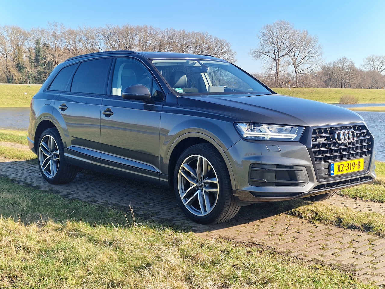 Audi Q7 - 3.0 TFSI quattro Pro Line 7p pano - 7p - leer - weinig km - apk - virtual cockpit - stuur- en stoelverwarming (v+a) - e - AutoWereld.nl