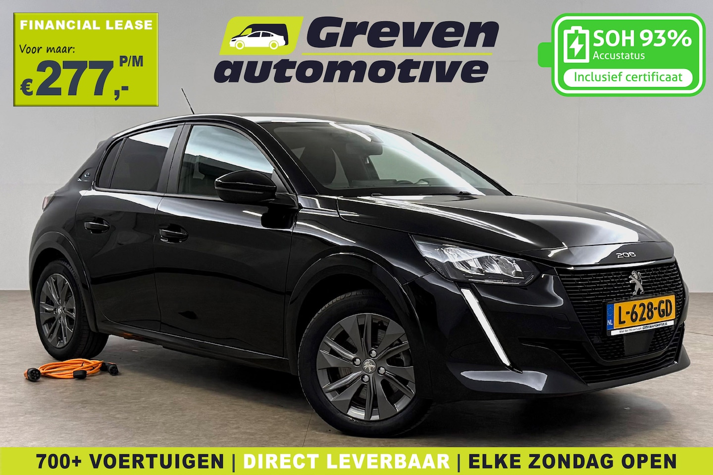 Peugeot e-208 - EV Active Pack 50 kWh | Snelladen | SOH 93% | Clima | Cruise | Carplay | LED | NAP - AutoWereld.nl