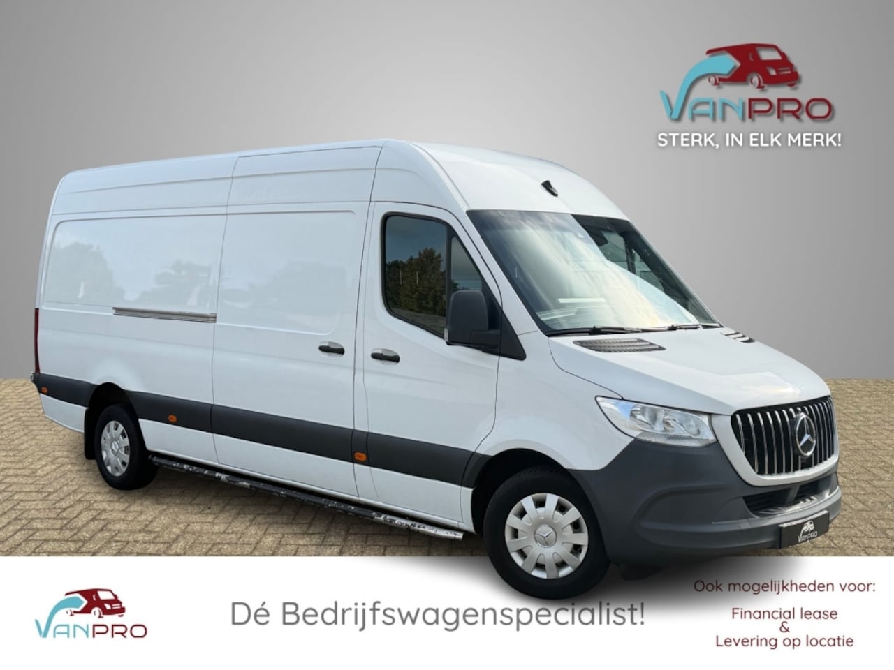 Mercedes-Benz Sprinter - 315 CDI RWD Automaat JUMBO XXL L4 / 270 graden deuren / MBUX / Carplay / Cruise / Camera - AutoWereld.nl